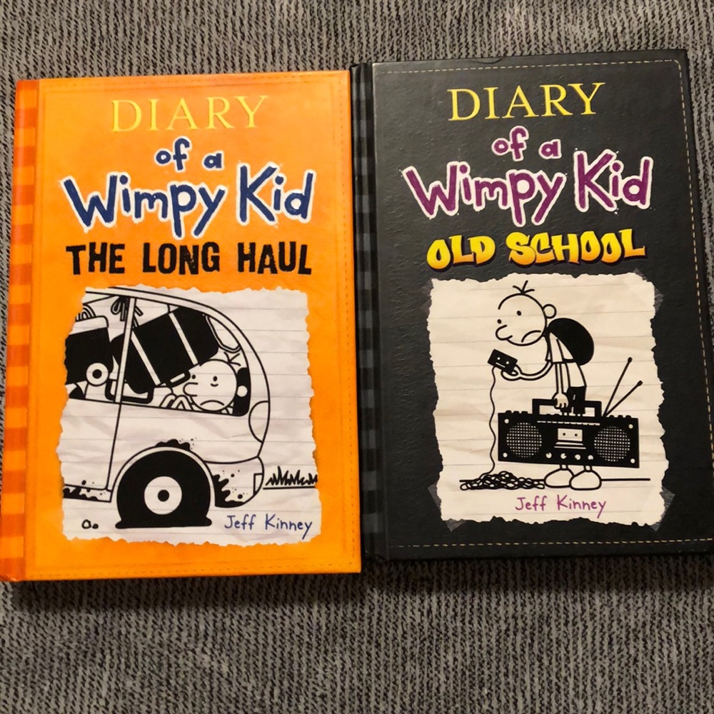 Diary of a Wimpy Kid: 2 hardcover books